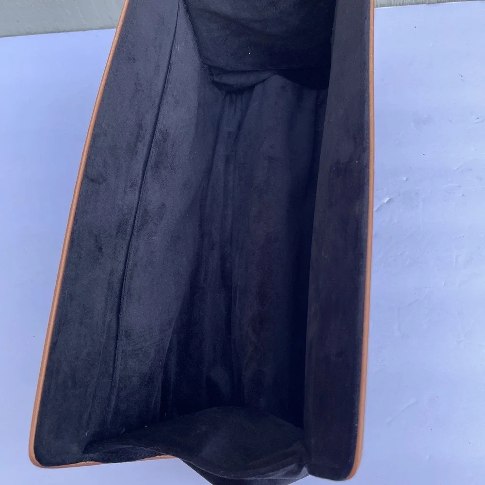 Dyson Airwrap Storage Travel Bag Pouch Case Magnetic Closure Black/Copper Velvet